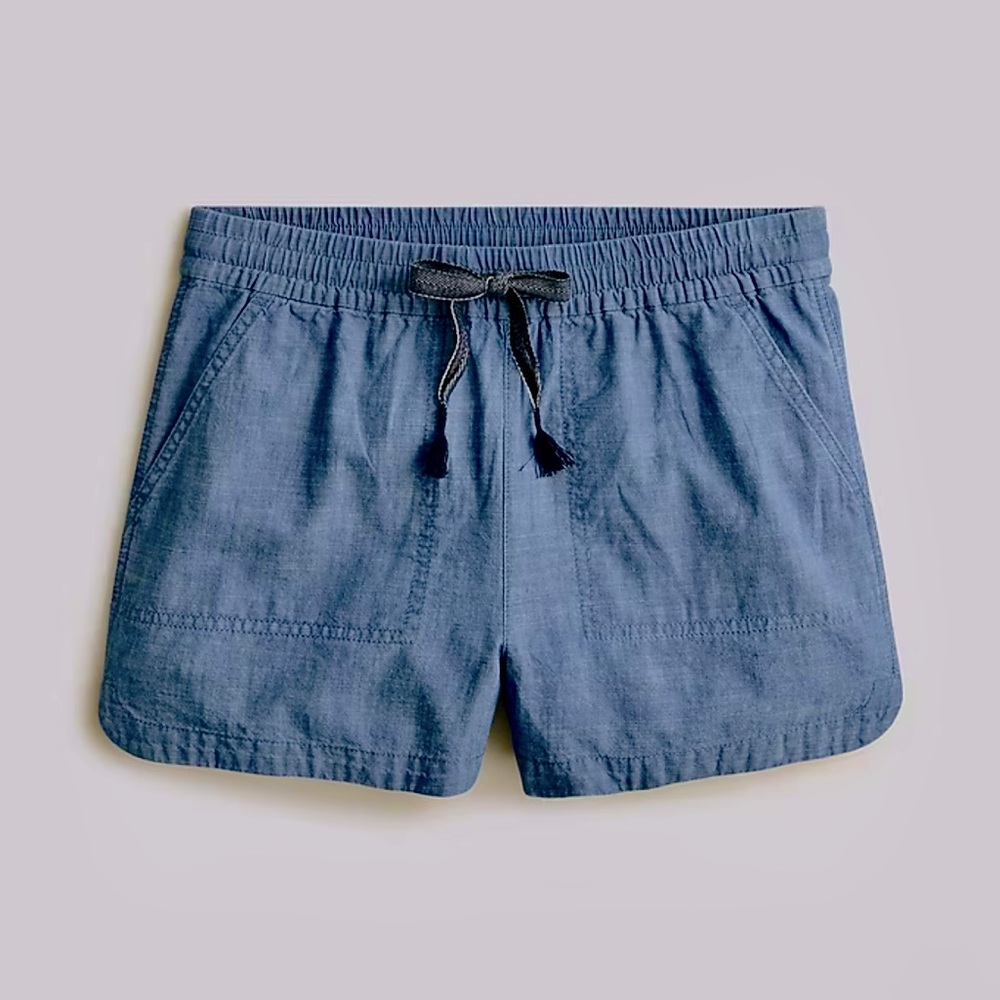 NWT J. Crew Seaside chambray short.